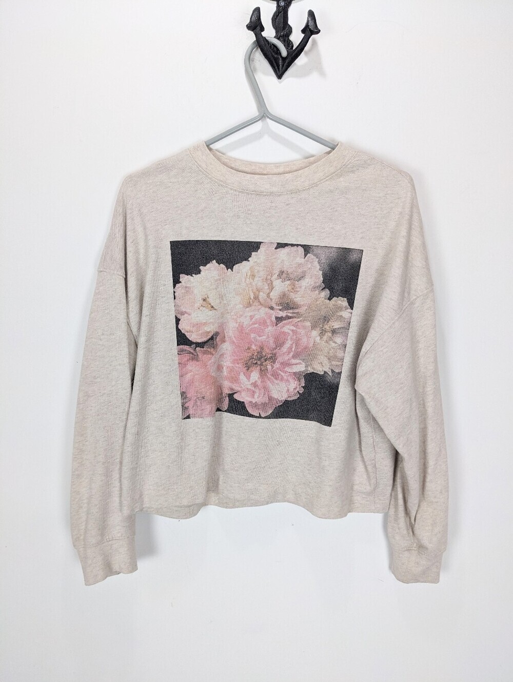 H&M Helena Christensen Women's Sweatshirt Size Small Floral